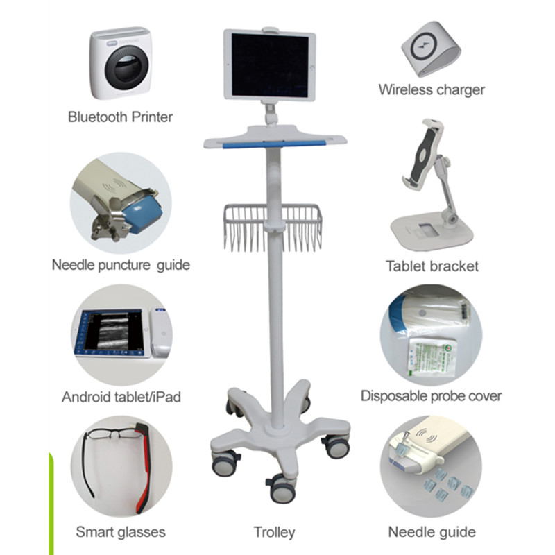 VC-2P Double Head Probe Type  Wireless Ultrasound Scanner